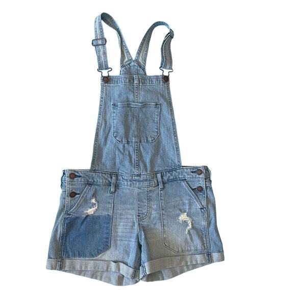 Hollister Shortall Short Overalls Size Women’s Small - Picture 1 of 8